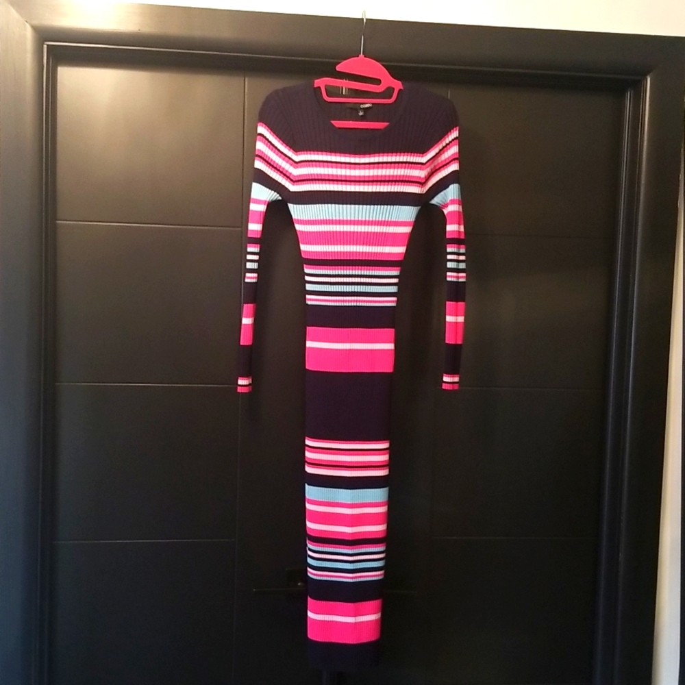 Women's Multicolored Bodycon  Dress